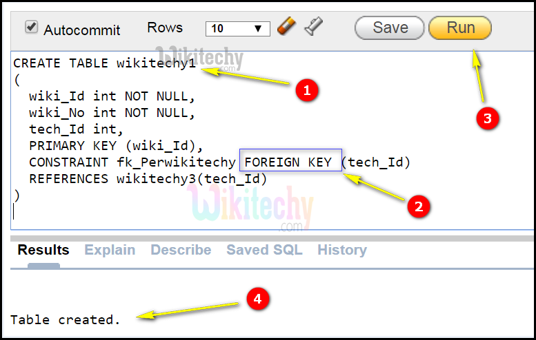  oracle foreign key create table 2